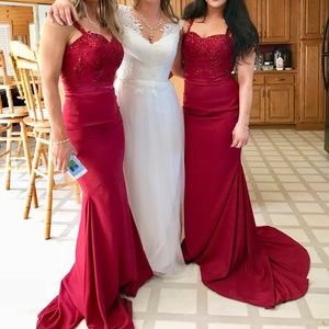 Red wine Formal Dress